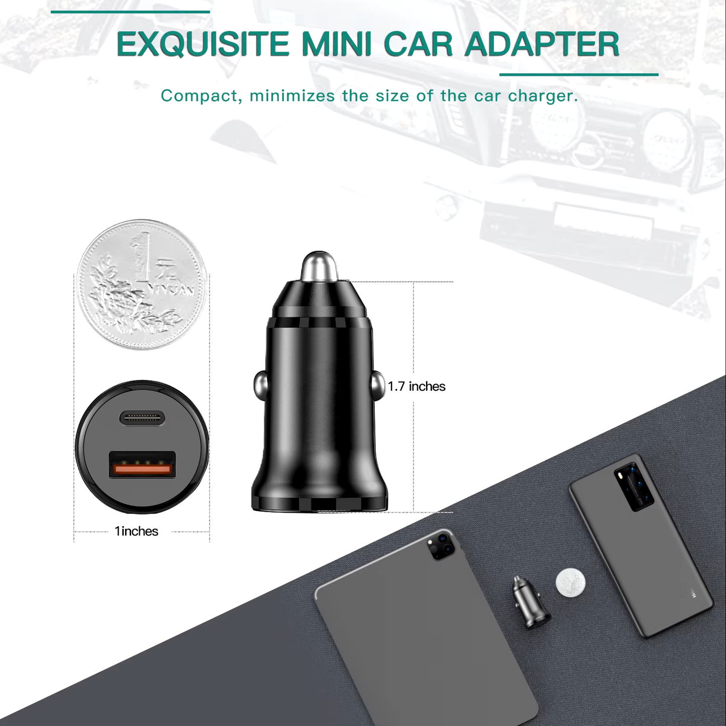 auto oplaad adapter 